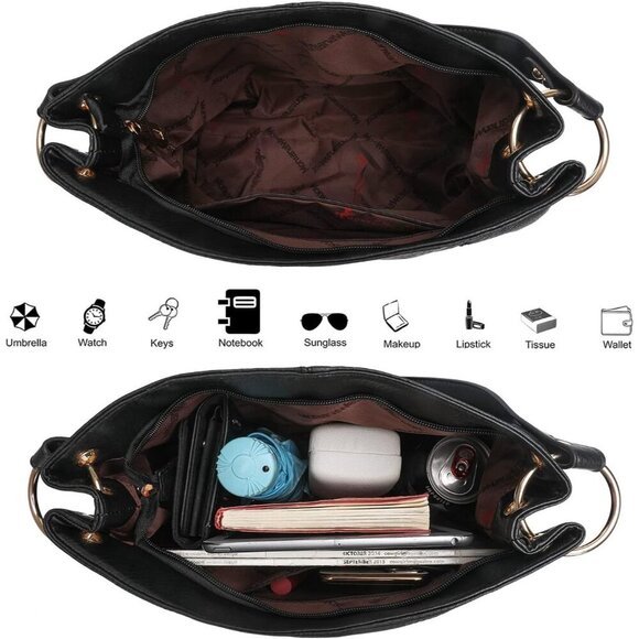 Montana West Tote Bag for Women Satchel Handbags, Ladies Top Handle Purse - Picture 6 of 6